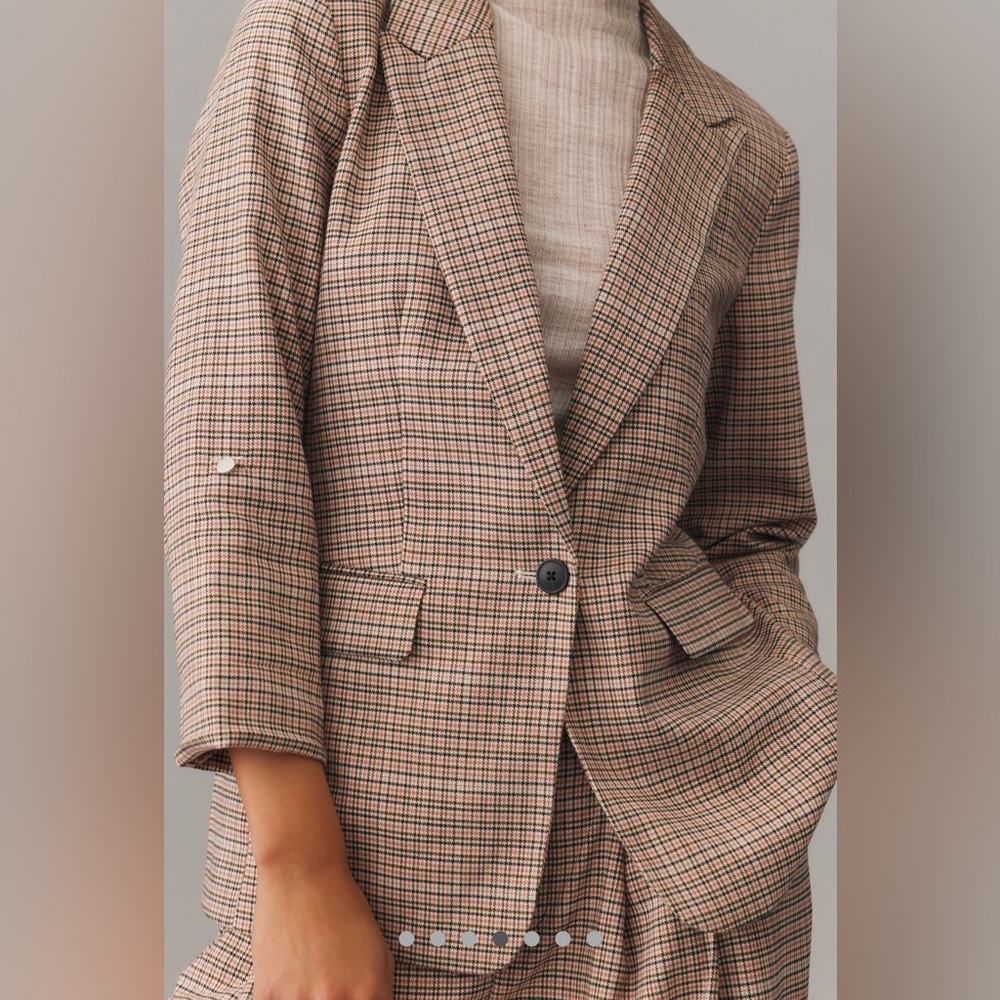 Maeve Roll-Sleeve Blazer Size 14